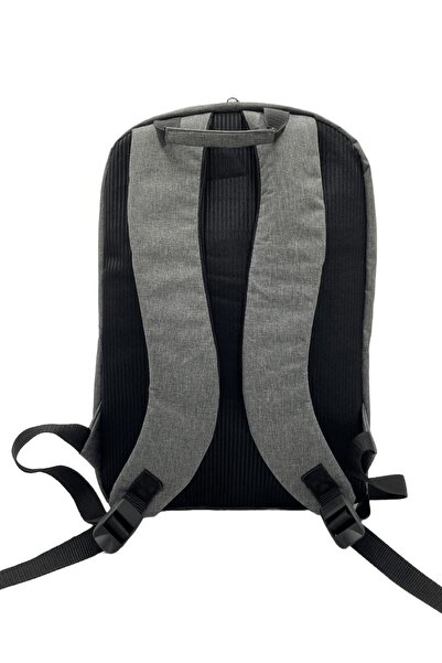 Differ Studio حقيبة ظهر للكمبيوتر المحمول/الكمبيوتر المحمول/ماك بوك/الكمبيوتر مقاس 15.6 بوصة باللون الرمادي للجنسين مقاومة للماء