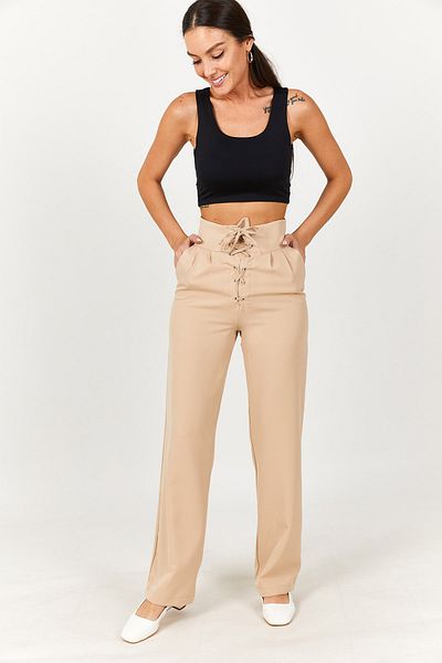 armonika Pants - Beige - Straight