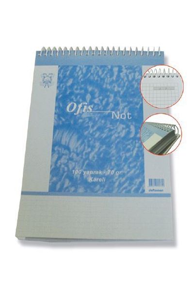DEFTERSAN A5 Office Note 1 Piece 100 YpCheckered