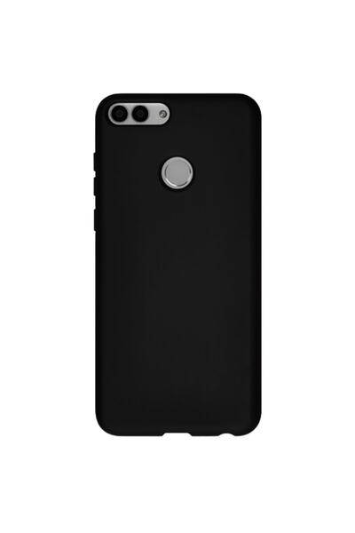 Molly Technology Huawei P Smart 2018 Için Siyah Liquid Içi Kadife Silikon Kılıf