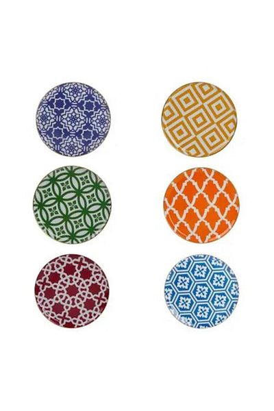 Porland Morocco Series 6 Pieces 20cm Flat Plate Set