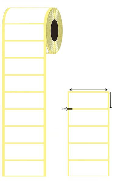 Barkodonline 60X100 Thermal Label |   500 Wraps |   5 Rolls |   2500 Pieces
