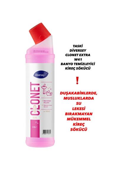 Diversey Taski Clonet Extra W41 Banyo Temizleyici-kireç Sökücü
