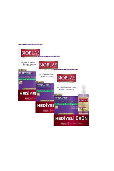 Bioblas Procyanidin Anti-Hair Loss Shampoo 360 ml + 115 ml Liquid Conditioner