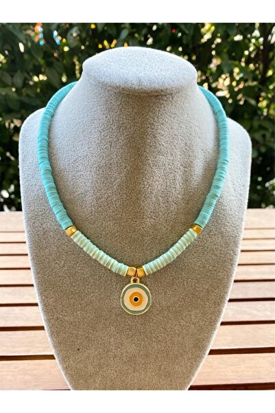 wanwa aksesuar قلادة عين الشر فيمو