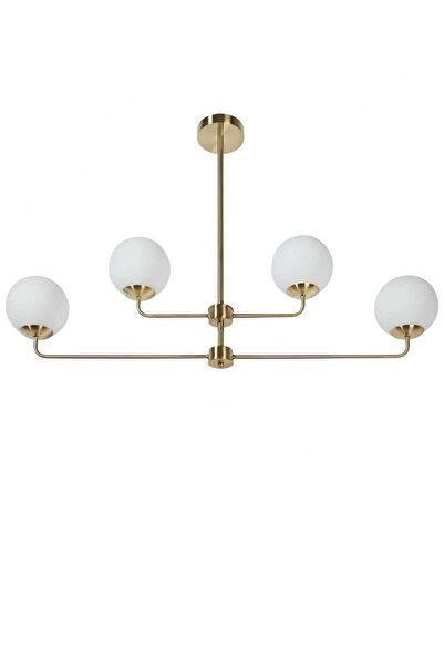 BSA LIGHTING Kumru 4'lü Eskitme Modern Avize (beyaz Camlı)