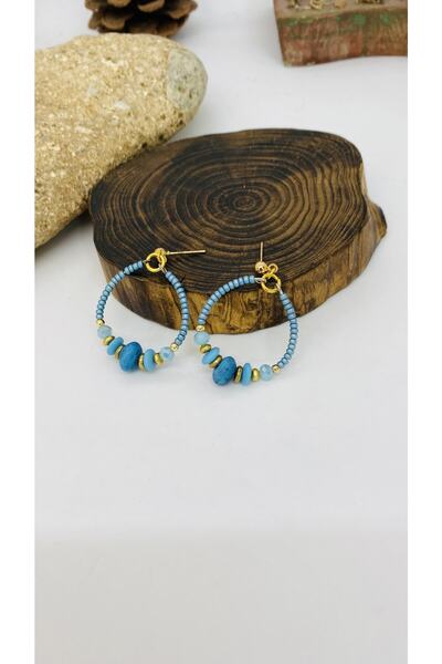 Porsuk Alternatif اليدوية العرقية أصيلة الهبي البوهيمي الأفغانية الخرز الأقراط