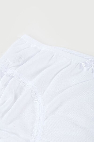 NBB White Ribana Girl's Slip Panties