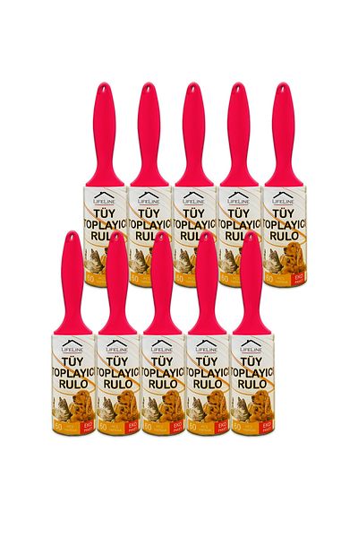 Life Line Eco Hair Collector Roller X 10 Pieces Cat Hair Collector Dog Hair Collector