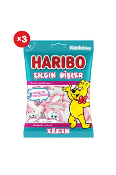 Haribo Diş 80 g 3'lü Paket