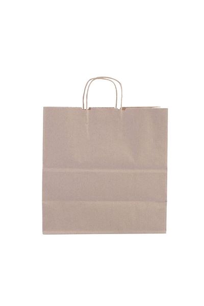 PAKETPARTİ Крафт хартиена торбичка с въртяща се дръжка 29x15x29 (25 бр.)