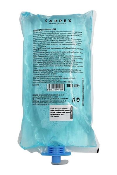 Carpex Manuel Plus Foam Soap Cartridge 1000 ml 16 pcs