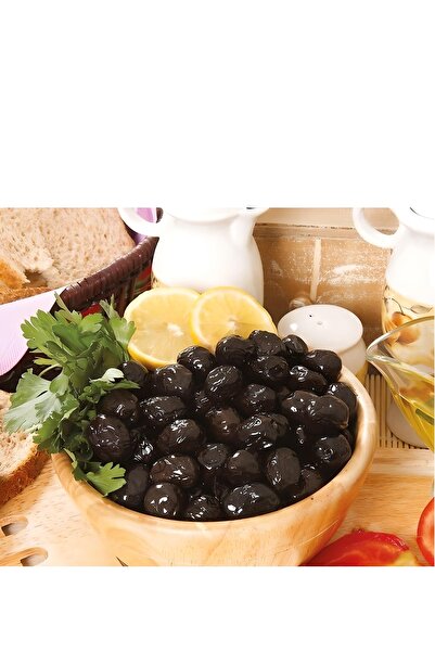 BALIKESİRLİ GURMEYLÜL PEYNİRCİLİK Taş Baskı Siyah Zeytin (201-230) 500 Gr