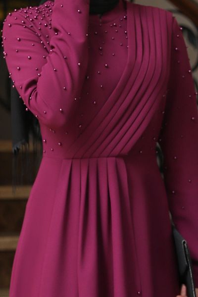 MİHRUZADE Hijab Dress Magnolia Hijab Evening Dress Hijab Dress