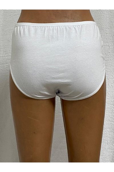 Tutku Women's Elastane Bato White 6 Piece