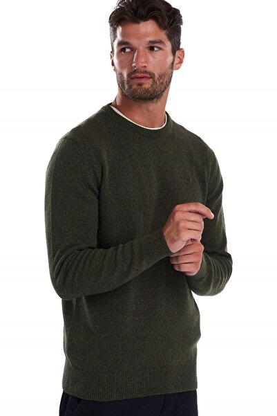 Barbour Tisbury Crew Kazak Gn91 Forest Green