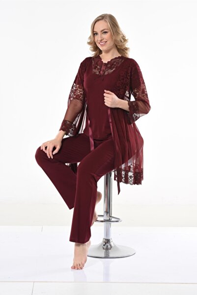 Miss Dünya Lissa Dantelli Pijama Takımı