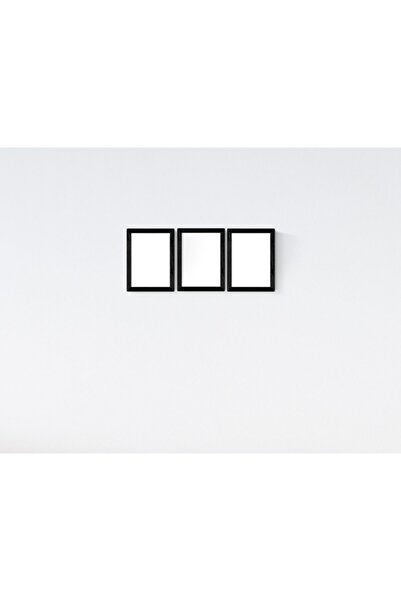 YED Frame 15x21cm Fotoğraflar Için Çerçeve Seti - 3lü - Siyah