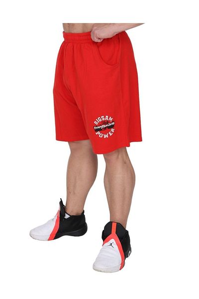 Big Sam Red Cotton Shorts 1396