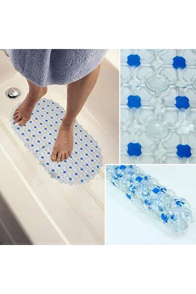 NetFırsat Bathroom Anti-Slip Mat Bathroom Bathtub Mat Anti-Slip Mat 63x36 Cm
