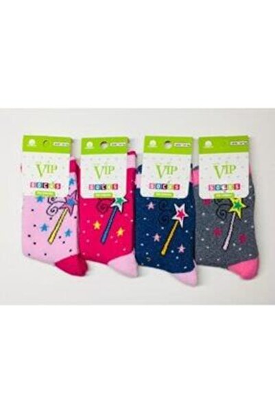 Vip 12 чифта дебели хавлиени чорапи за момичета.