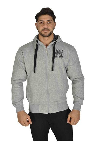 Big Sam Hooded Gray Tracksuit 3611