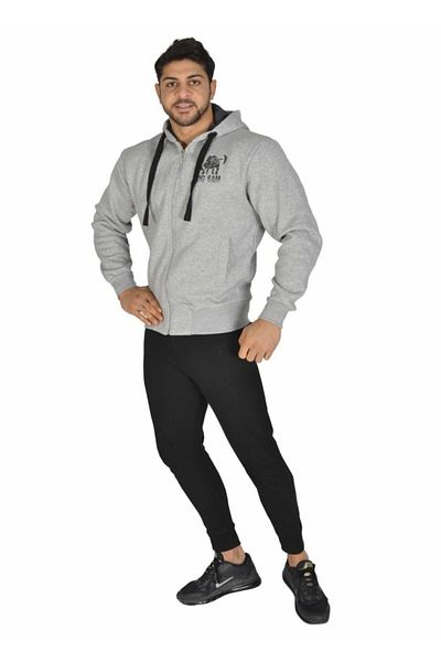Big Sam Hooded Gray Tracksuit 3611