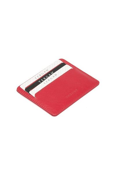 Tergan 1050 Model Red Men's Card Holder