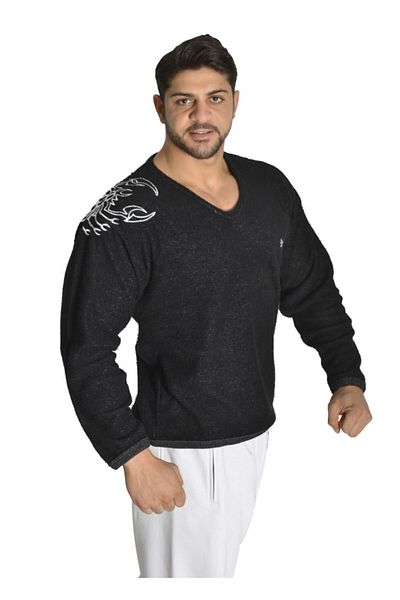 Big Sam Scorpion Patterned Towel Sweatshirt 4614