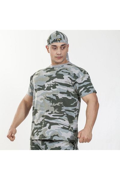 Big Sam Camouflage Relaxed Fit T-Shirt 2845