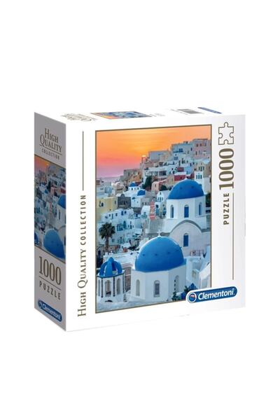 CLEMENTONI 97633 Clm-puz Santorini 1000 قطعة لغز للكبار-