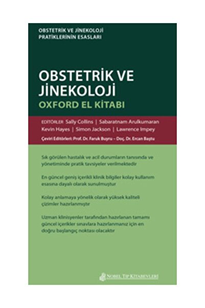 Nobel Tıp Kitabevi Oxford Obstetrik Ve Jinekoloji El Kitabı