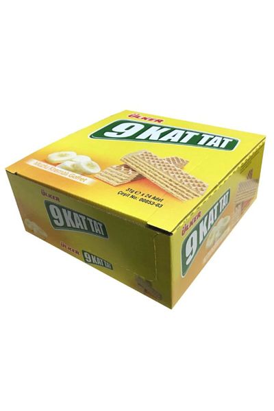 Ülker 24 Pieces of 9 Layers of Taste Banana Wafer