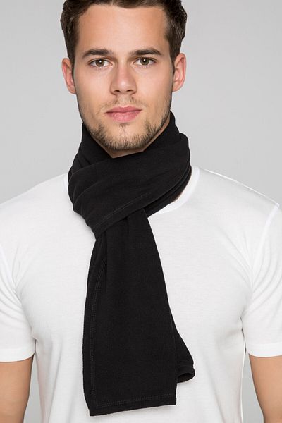 THERMOFORM Eșarfă neagră din lână