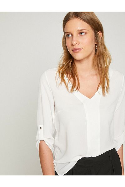 Koton V-Neck Blouse