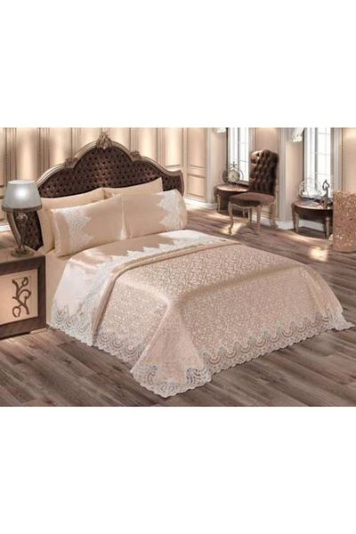 Sultan French Laced Pique Set * Cappichinokremgüpür