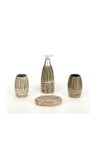 Ün-Ev Ceramic Bathroom Set Flour 142