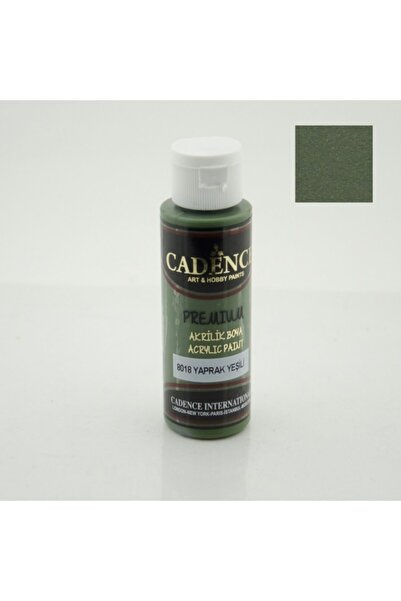 Cadence 8018 Yaprak Yeşili - Premium Akrilik 70ml | Marmara Hobi