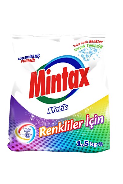 Mintax Matik Renkliler Için Toz Deterjan 1.5 kg