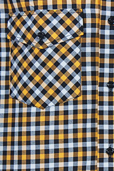 Varetta Чоловіча чорна класична сорочка з довгими рукавами та двома кишенями