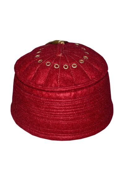 şahinbak Takke din pâslă Burgundy, fes, takke, pâslă Takke, takke modelat, T028