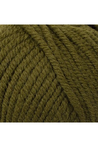 Kartopu Cozy Wool K410 Khaki Green 25% Wool Mixed Thick Rope