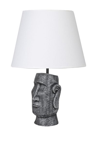 Qdec Modern Design Moai Lampshade Silver White