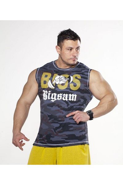 Big Sam قميص تدريب مموه 2068