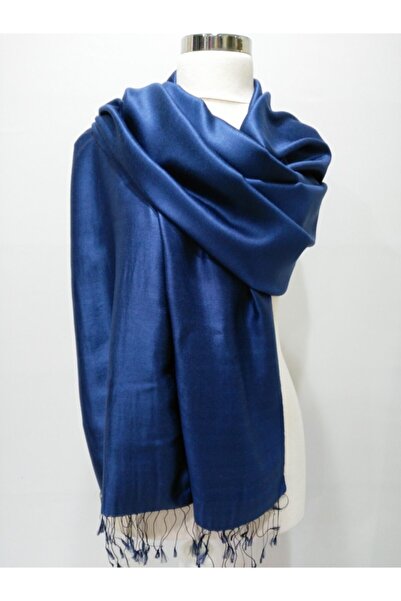 VİZYON Kadın Lacivert %18 Ipek Şal Fular
