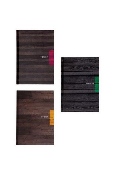 KESKİN COLOR Caiet din lemn 20x28 120 coli în carouri Hard Kpk Spiral Notebook ( 410672 -99)