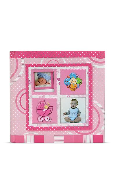 Birlik Fotoğrafçılık 6x8inc Pink Baby Album - 100 Pieces, 15x20cm, Model 571203