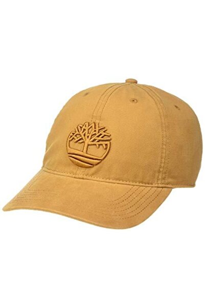 Timberland قبعة قماش قطنية مع شعار شجرة التطريز