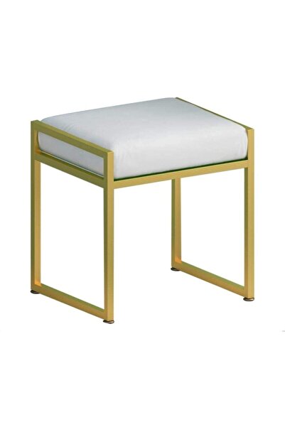 HAR DESİGN Renkli Metal Ayak Puf