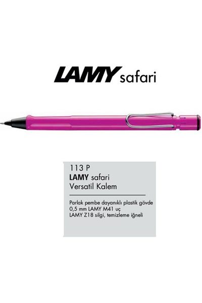 Lamy Pink Safari Pencil - 0.5 mm 113P